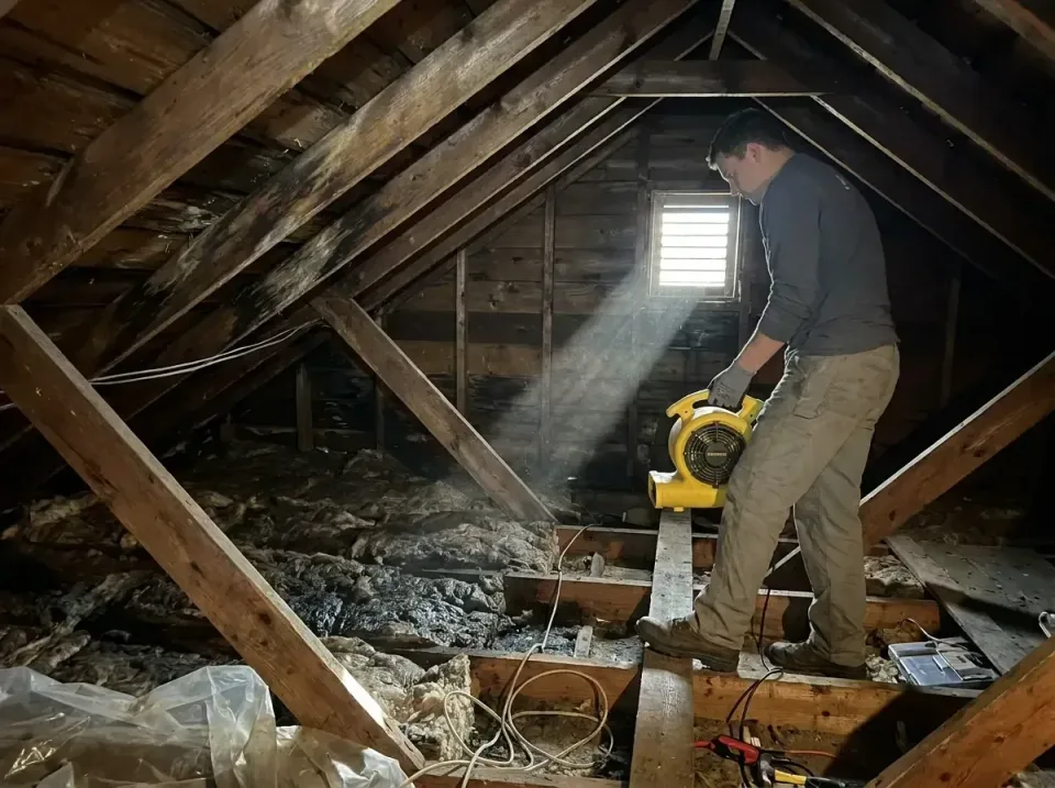 attic-water-damage-drying-proc-007 — frequently asked questions, Emergency Water Extraction & 24/7 Flood Response in Sumiton…